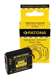 Battery f. PANASONIC CGA-S007 S007 DMC-TZ5 TZ4 TZ3 TZ2 TZ1, PATONA