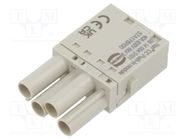 Connector: HDC; module; female; Han-Modular®; PIN: 4; push-in; 40A HARTING