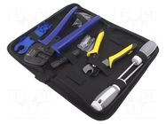 Kit: for assembly work; case; photovoltaics CONNFLY