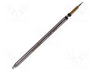 Tip; chisel,elongated; 2.5mm; for soldering station METCAL