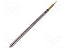 Tip; conical; 0.5mm; for soldering station METCAL
