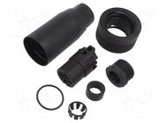 Connector: circular; 400V; 20A; PIN: 5; plug; female; screw terminal BINDER