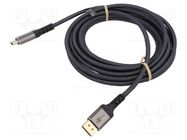 Cable; DisplayPort 1.2,HDMI 2.0; DisplayPort plug,HDMI plug Goobay