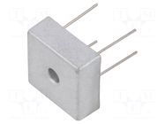 Bridge rectifier: single-phase; Urmax: 600V; Ufmax: 1.1V; If: 50A DC COMPONENTS