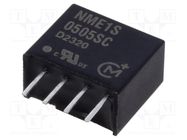 Converter: DC/DC; 1W; Uin: 4.5÷5.5V; Uout: 5VDC; Iout: 200mA; SIP; THT Murata Power Solutions