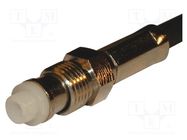 Plug; FME; female; straight; crimped; for cable; 50Ω; 1GHz; -40÷85°C AMPHENOL RF