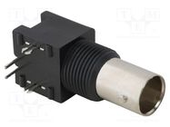 Connector: BNC; socket; female; angled 90°; 75Ω; THT; polypropylene AMPHENOL RF