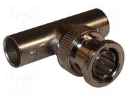 Adapter; BNC male,BNC female; Insulation: POM; 75Ω; 4GHz; -40÷85°C AMPHENOL RF