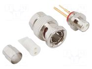 Connector: coaxial; plug; male/female; TWINAX; soldering,crimped AMPHENOL RF