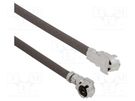 Cable; AMC female,both sides; angled; 0.5m; 50Ω AMPHENOL RF