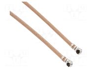 Cable; AMC female,both sides; angled; 0.2m AMPHENOL RF