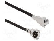 Cable; AMC4 female,both sides; angled; 0.05m AMPHENOL RF