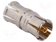Adapter; PSMP male,both sides; Insulation: PTFE; 50Ω; 10GHz AMPHENOL RF
