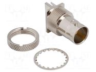 Connector: BNC; socket; female; straight; 75Ω; SMT; PTFE; -65÷165°C AMPHENOL RF