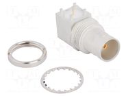 Connector: BNC; socket; female; angled 90°; 75Ω; THT; PTFE; -40÷85°C AMPHENOL RF