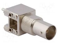 Connector: BNC; socket; female; angled 90°; 75Ω; THT; polypropylene AMPHENOL RF