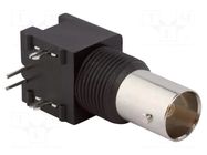 Connector: BNC; socket; female; angled 90°; 75Ω; THT; polypropylene AMPHENOL RF