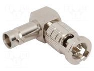 Adapter; HD-BNC male,HD-BNC female; Insulation: PTFE; 75Ω; brass AMPHENOL RF