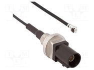 Cable; AMC female,Fakra male; angled,straight; 0.1m AMPHENOL RF