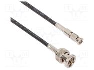 Cable; 75Ω; BNC HD męski male,BNC male; straight; 0.25m AMPHENOL RF