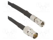 Cable; 75Ω; BNC HD męski male,BNC female; straight; 0.153m AMPHENOL RF