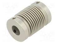 Coupling; Ø: 19mm; Ø1: 8mm; Ø2: 8mm; aluminium ELESA+GANTER