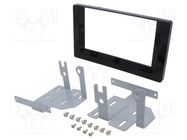 Radio frame; Toyota; 2 DIN; black gloss ACV