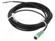 Cable: for sensors/automation; M12; PIN: 3; straight; 5m; plug; 4A PHOENIX CONTACT
