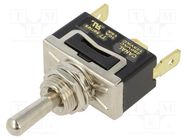 Switch: toggle; Pos: 3; SP3T; (ON)-OFF-(ON); 10A/250VAC; 1.5kV; T7 CANAL ELECTRONIC