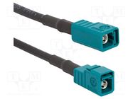 Cable; Fakra female,both sides; straight; 1m AMPHENOL RF