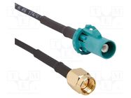 Cable; Fakra male,SMA male; straight; 0.153m AMPHENOL RF
