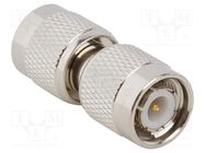 Adapter; TNC male,both sides; Insulation: POM; 50Ω; brass; 11GHz AMPHENOL RF