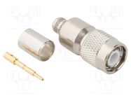 Plug; TNC; male; straight; 50Ω; Times LMR-300 Optimized; crimped AMPHENOL RF