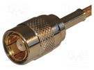 Plug; coaxial; female; straight; 75Ω; soldering,crimped; for cable AMPHENOL RF