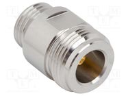 Connector: N; plug; female; straight; 50Ω; for cable; PTFE; -40÷85°C AMPHENOL RF