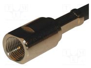 Connector: FME; plug; male; straight; soldering,crimped; for cable AMPHENOL RF