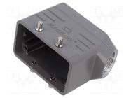 Enclosure: for HDC connectors; size D10B; for cable; angled; M25 DEGSON ELECTRONICS