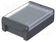 Enclosure: multipurpose; X: 125mm; Y: 191mm; Z: 60mm; BOCUBE; UL94V-0 BOPLA