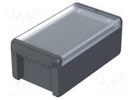 Enclosure: multipurpose; X: 125mm; Y: 231mm; Z: 90mm; BOCUBE; UL94V-0 BOPLA