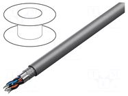 Wire; Xtra Guard® Flex; 5x2x26AWG; PVC; dark grey; 300V; 30.5m ALPHA WIRE