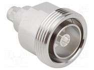 Adapter; 7/16 female,SMA male; Insulation: PTFE; 50Ω; Mat: brass AMPHENOL RF