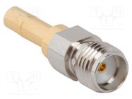 Adapter; SMA female; Insulation: PTFE; 50Ω; brass; 6GHz; -65÷165°C AMPHENOL RF