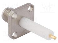 Connector: SMA; socket; female; straight; 50Ω; soldering; PTFE AMPHENOL RF