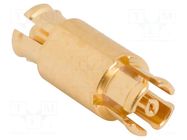 Adapter; SMPM male,both sides; Insulation: PTFE; 50Ω; 40GHz AMPHENOL RF