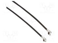 Cable; AMC4 female,both sides; angled; 0.1m AMPHENOL RF