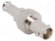 Adapter; HD-BNC female,MCX male; Insulation: PTFE; 75Ω; brass AMPHENOL RF