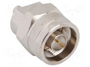 Adapter; HD-BNC female,N male; Insulation: PTFE; 75Ω AMPHENOL RF