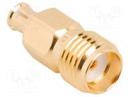 Adapter; SMA female,SMP male; Insulation: PTFE; 50Ω AMPHENOL RF