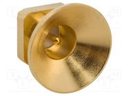 Socket; coaxial; male; straight; 50Ω; THT; on PCBs; -65÷165°C; 10GHz AMPHENOL RF