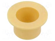 Bearing: sleeve bearing; with flange; Øout: 12mm; Øint: 10mm IGUS